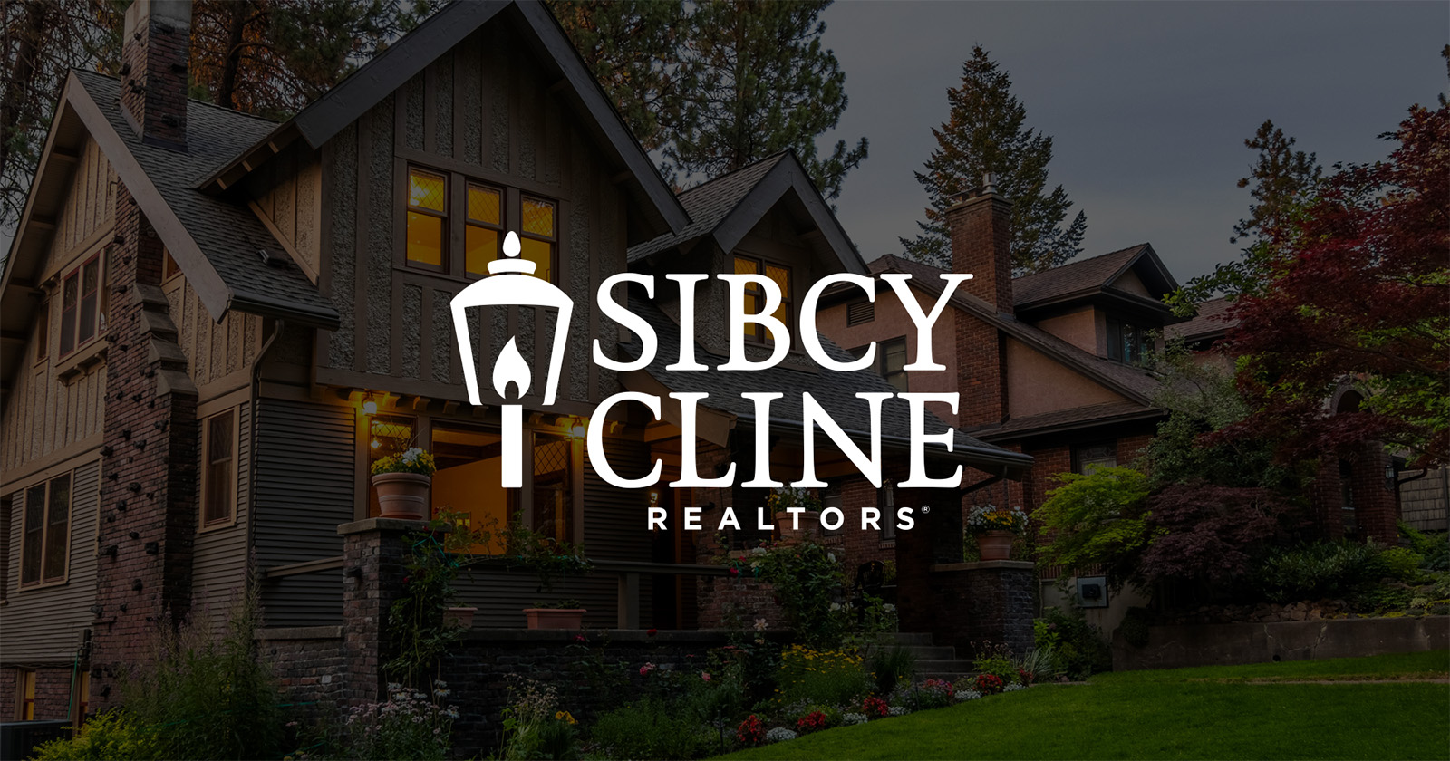 Sibcy Cline logo on an image of single-family homes